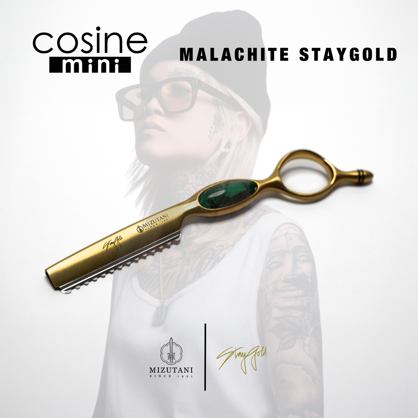 STAYGOLD X MIZUTANI MALACHITE PRECISION RAZOR