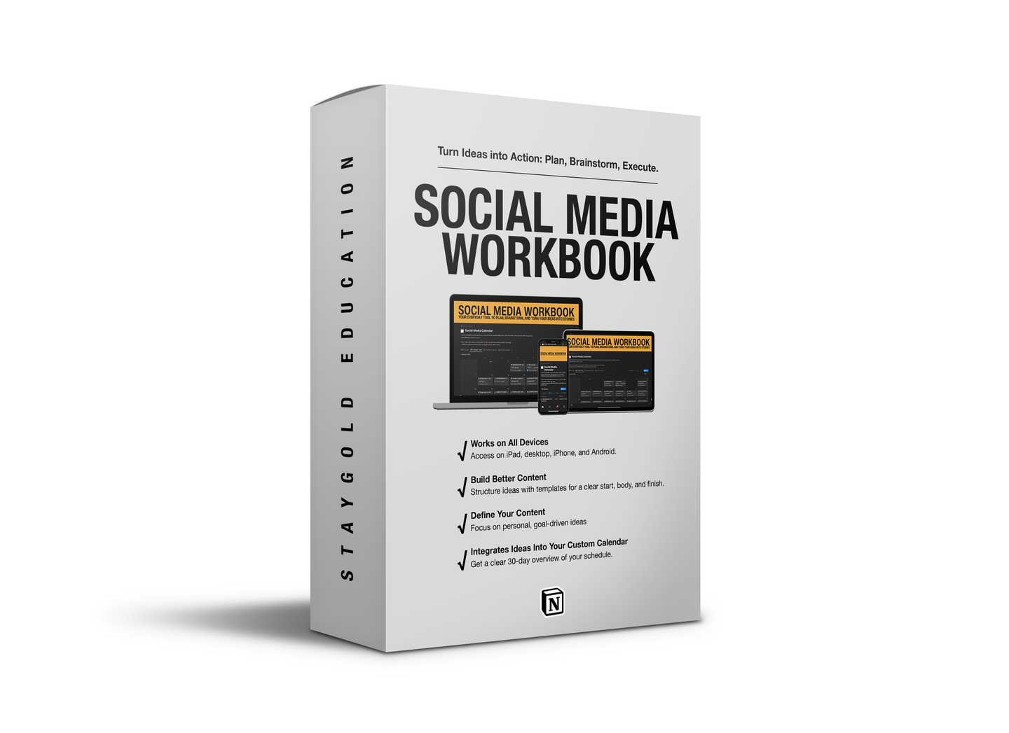 Social Media Workbook | Plan, Create, Execute